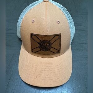 Coral Florida flag Mesh Baseball Cap